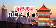 艹黑丝母狗中国陕西-西安城墙旅游风景区
